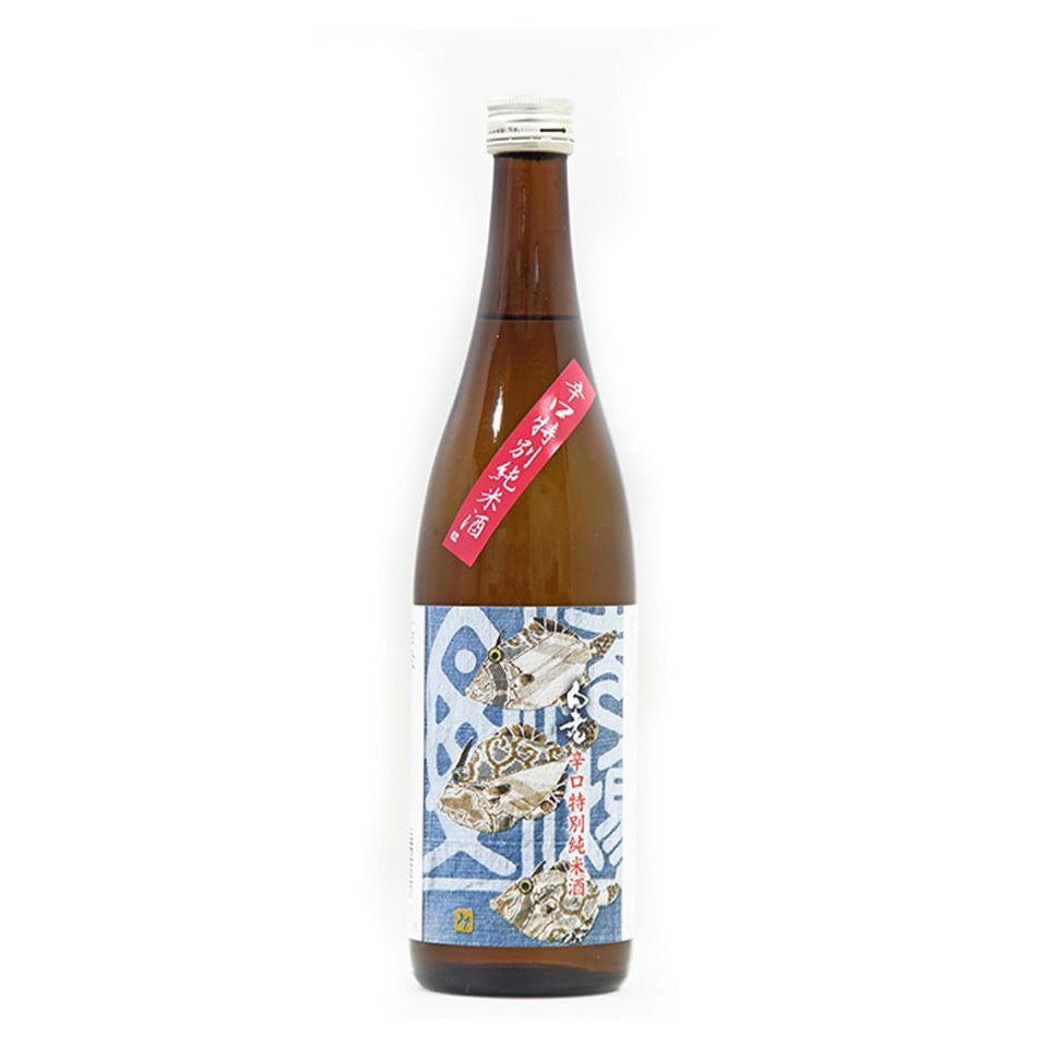 辛口特別純米酒 白老（ハゼ・カワハギラベル） 720ml | 清酒白老 澤田